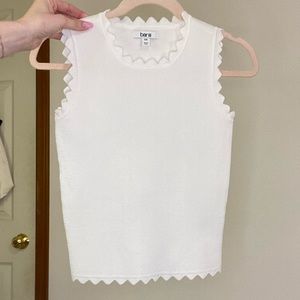 Bar III chevron edge tank top